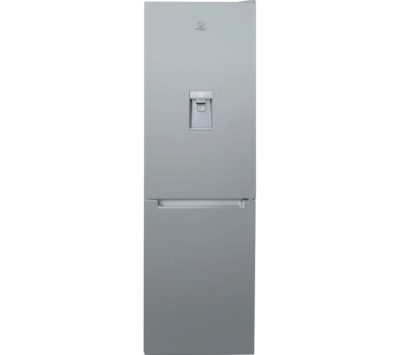 INDESIT  LR8 S1S AQ Fridge Freezer - Silver